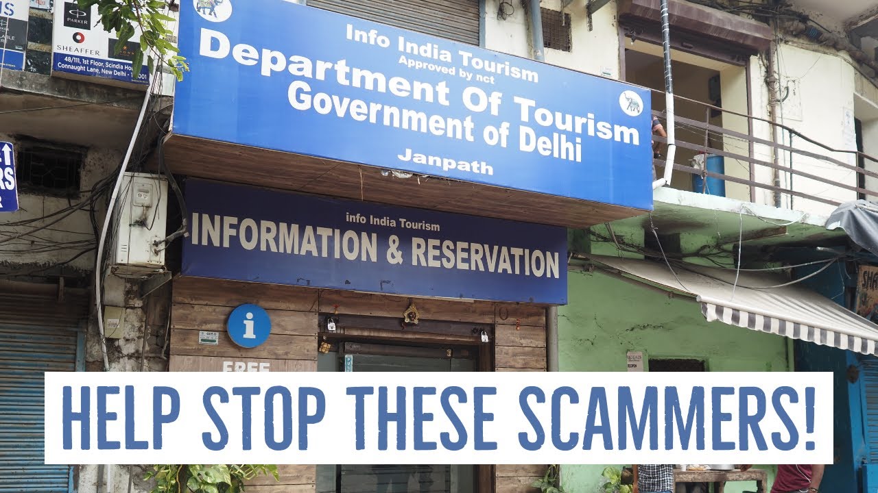 Fake tourism office in Delhi warning travelers to help stop scammers